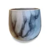 Maceta Cerámica Jaspeada Gris