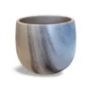 Maceta Cerámica Jaspeada Gris