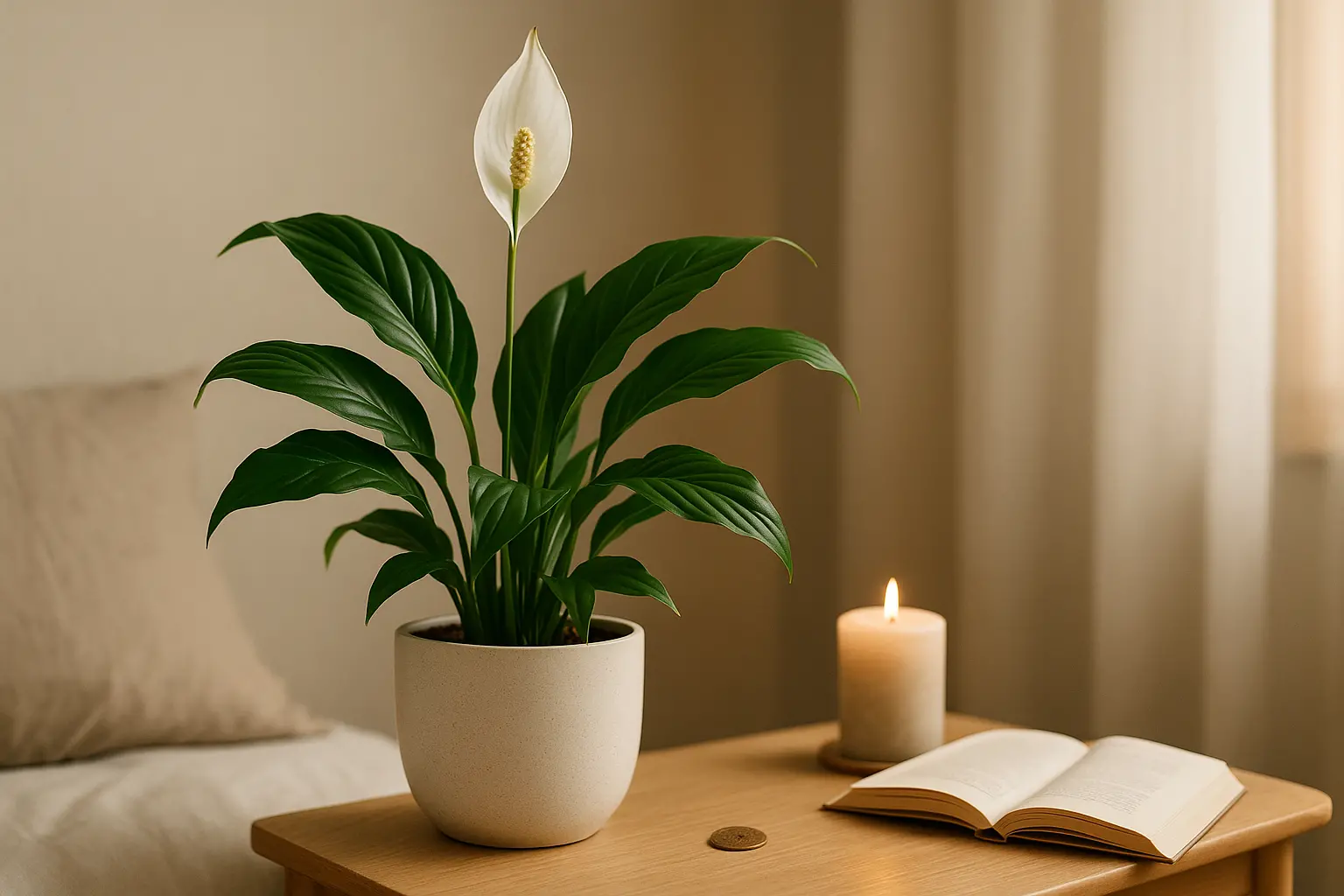 Lirio de paz- plantas para regalar