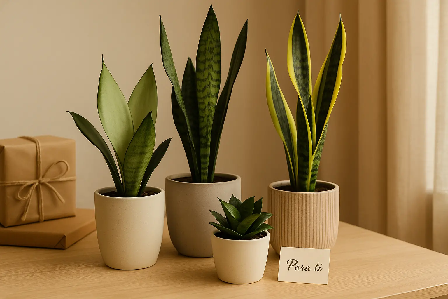 Sanselandia - sansevierias para regalar