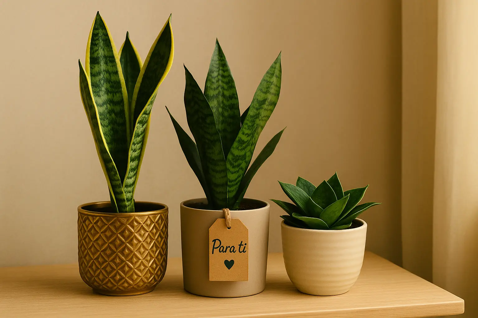 Sansevierias- Plantas para regalar